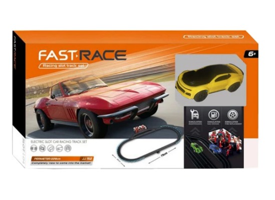 ست کیت ماشین بازی مدل FAST RACE طرح ایستگاه تعویض لاستیک